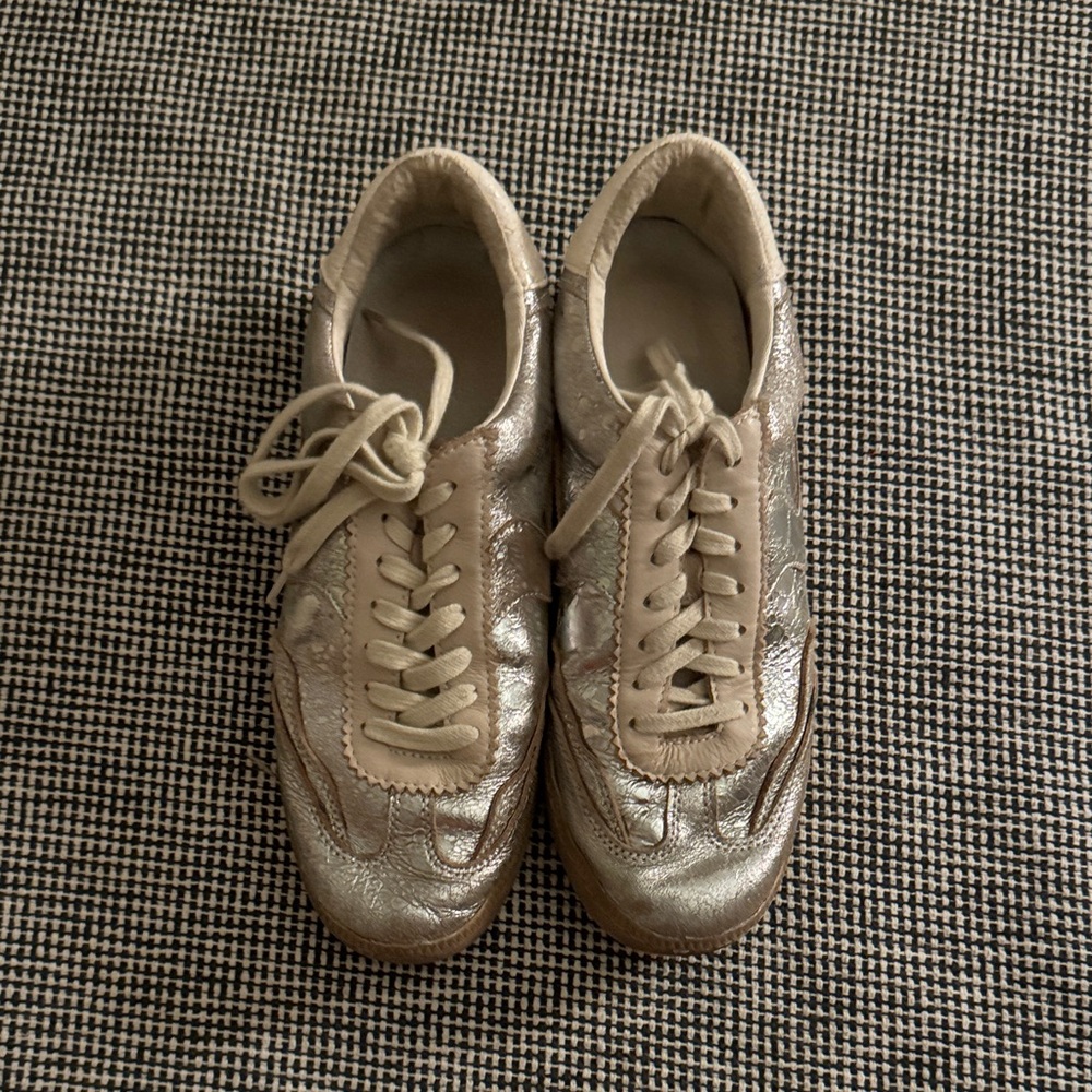 Silver dolce vita sneakers